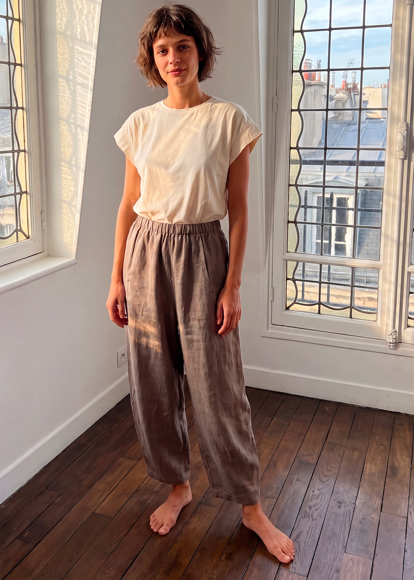 Pantalone Lino  n° 89 "Cosmos"