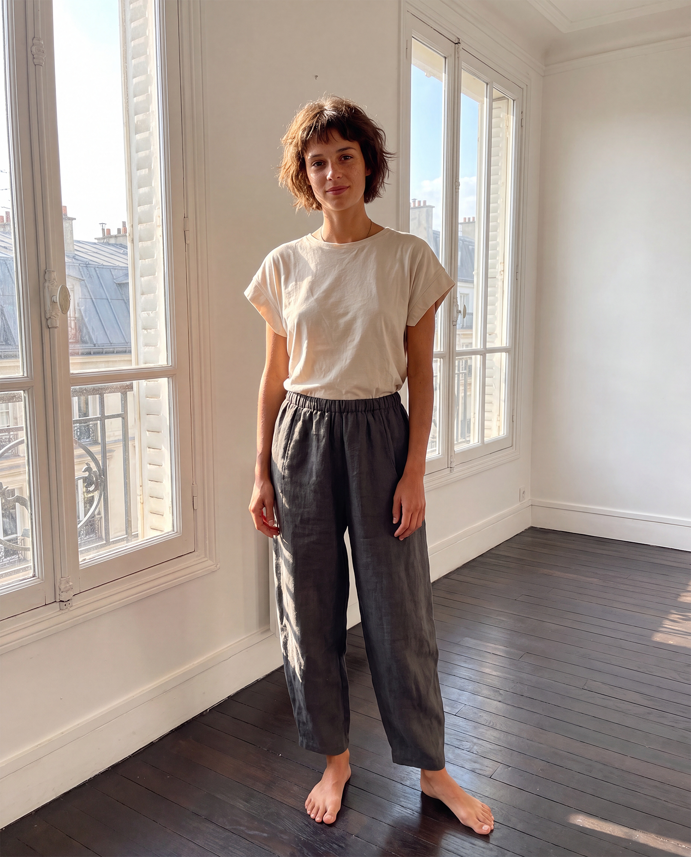 Pantalone Lino  n° 89 "Cosmos"