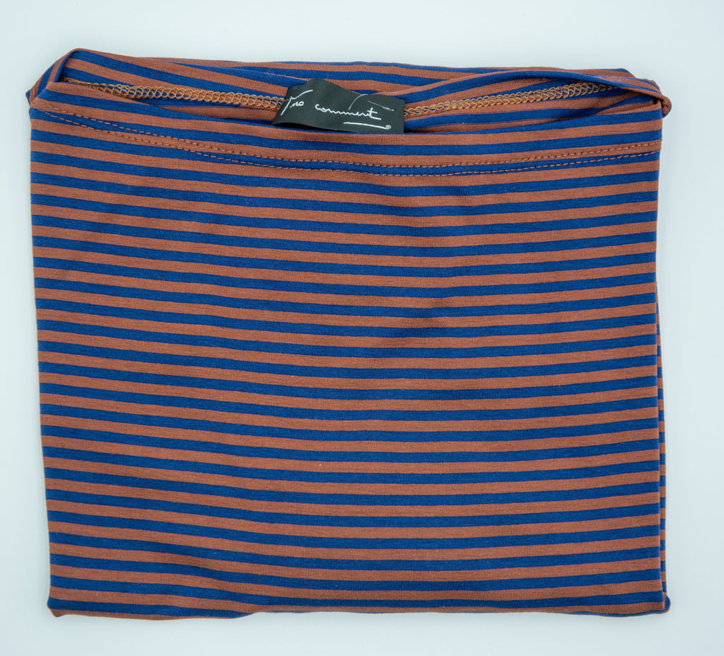 T-Shirt Over Righe Viscosa n° 63 "A Sposa"