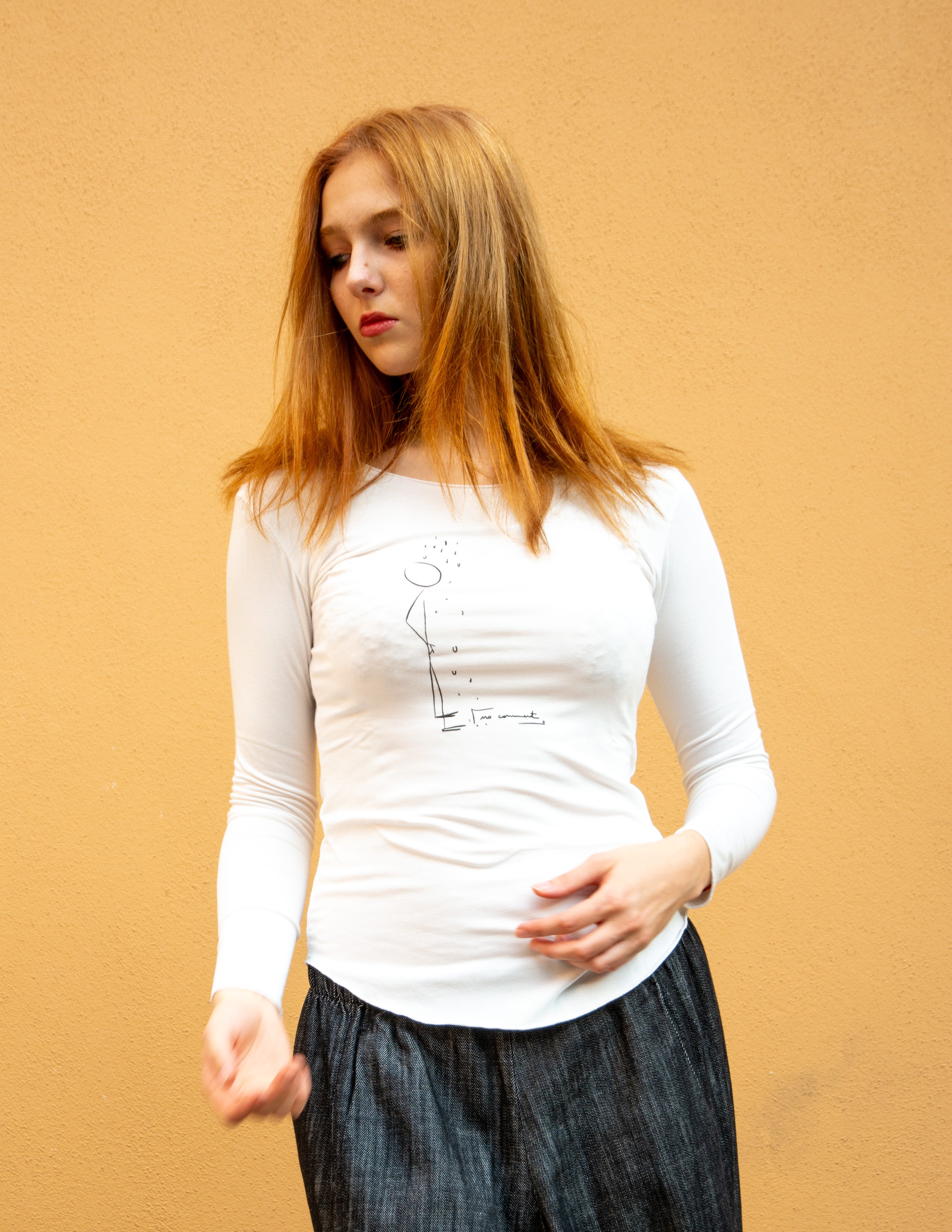 T-Shirt Slim Viscosa Stampa n° 27 "O Cantero"