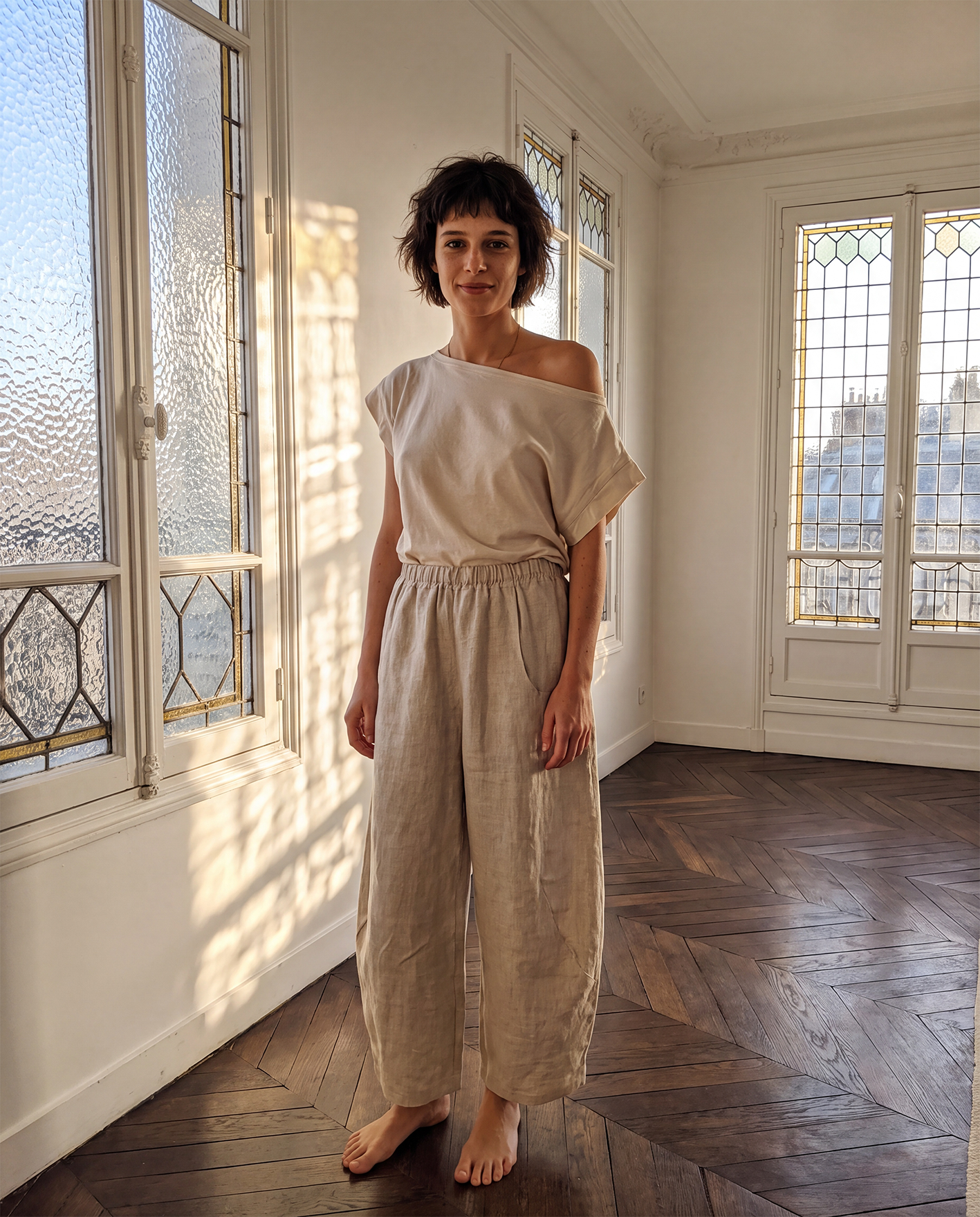 Pantalone Lino  n° 89 "Cosmos"
